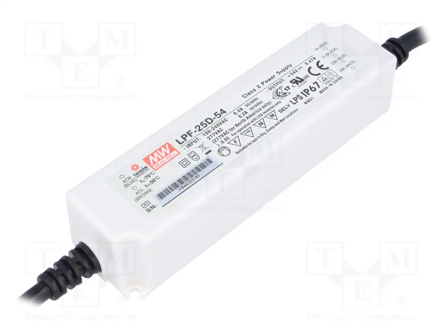 MEAN WELL LPF-25D-54 — Блоки питания для LED