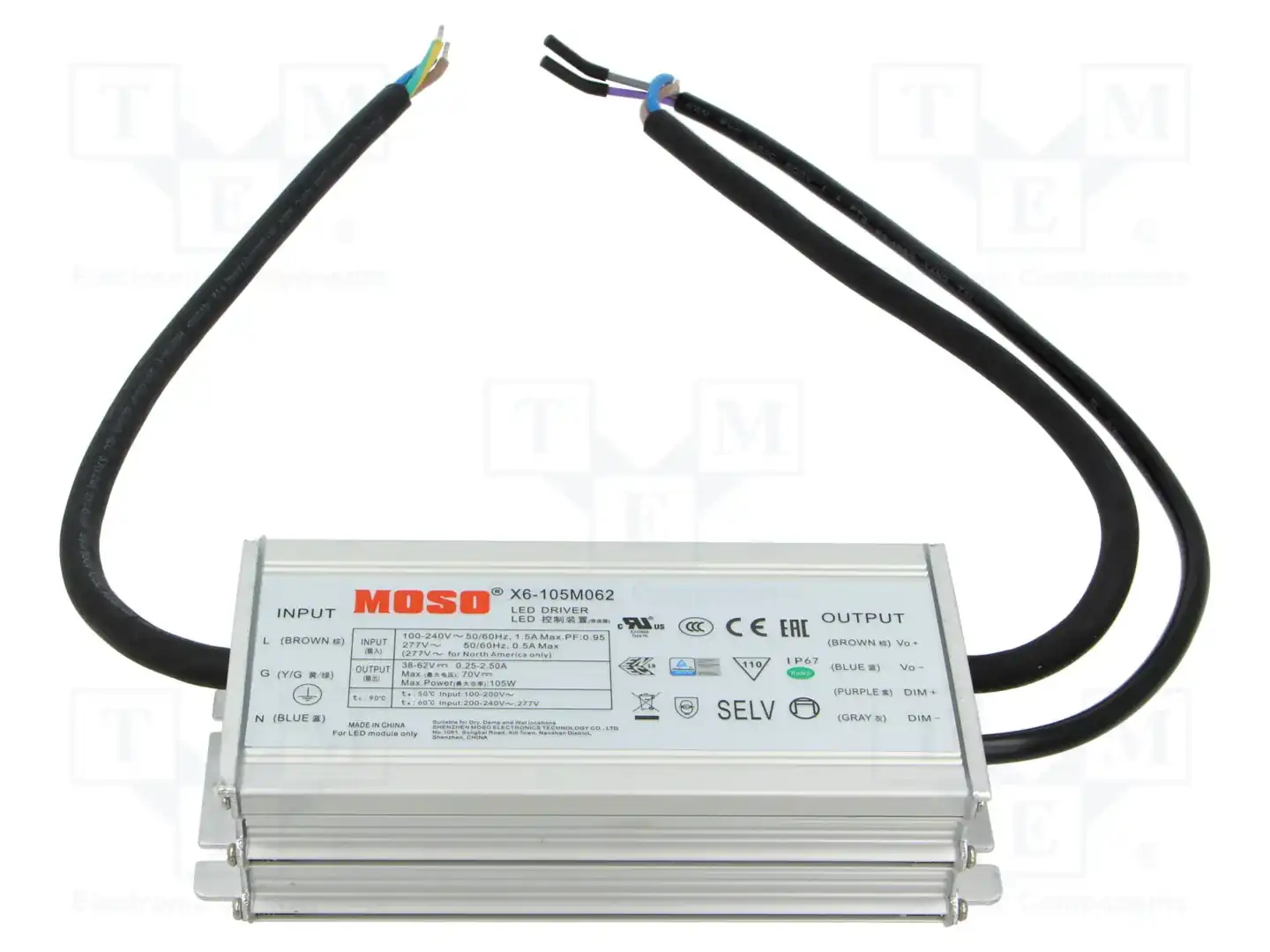 MOSO X6-105M062 — Блоки питания для LED