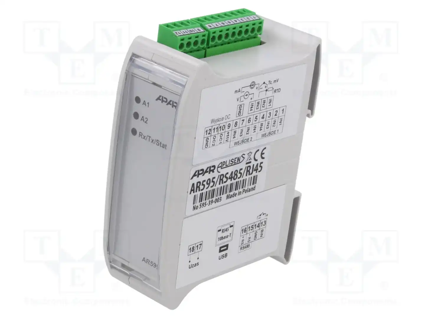 APAR AR595/RS485/RJ45 — Измер. преобраз. и разделители сигналов
