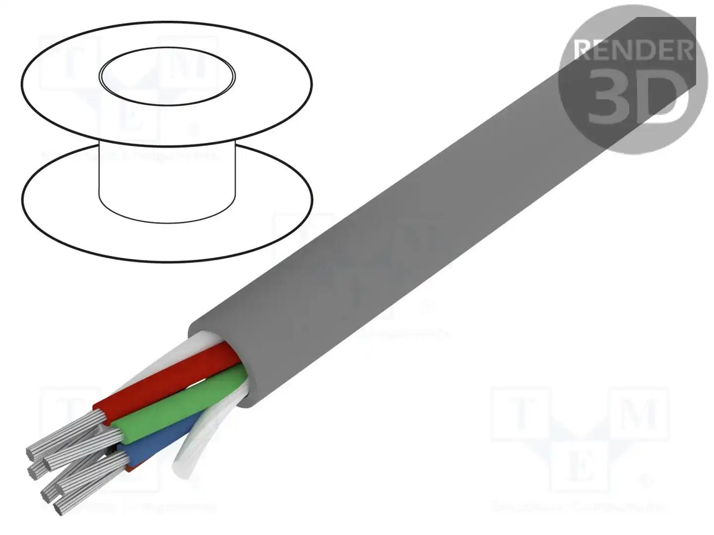 ALPHA WIRE 1176C SL005 — Провода многожильные неекранированные