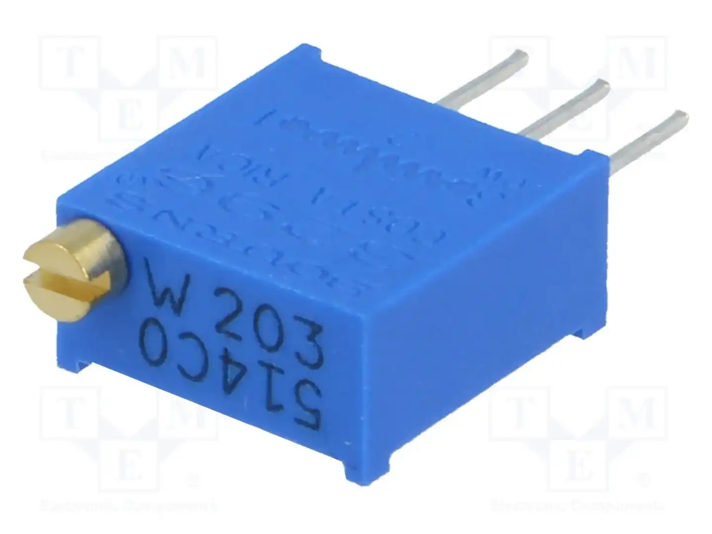 BOURNS 3296W-1-203LF — Потенциометры THT многооборотные 3/8 дм