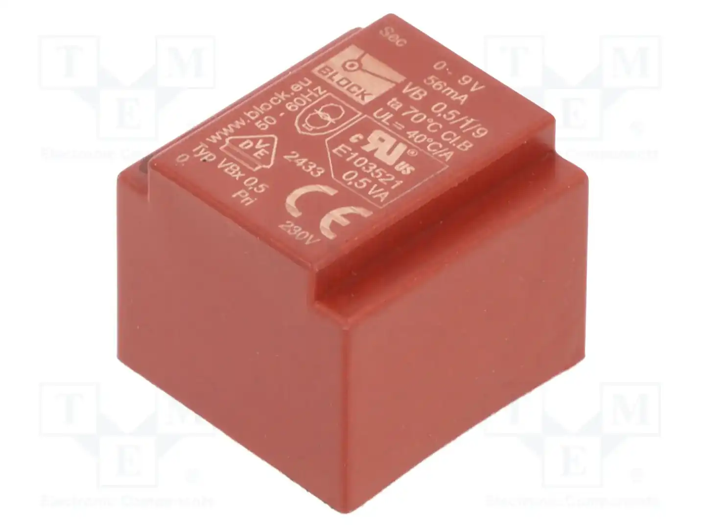BLOCK VB 0,5/1/9 — Трансформаторы PCB