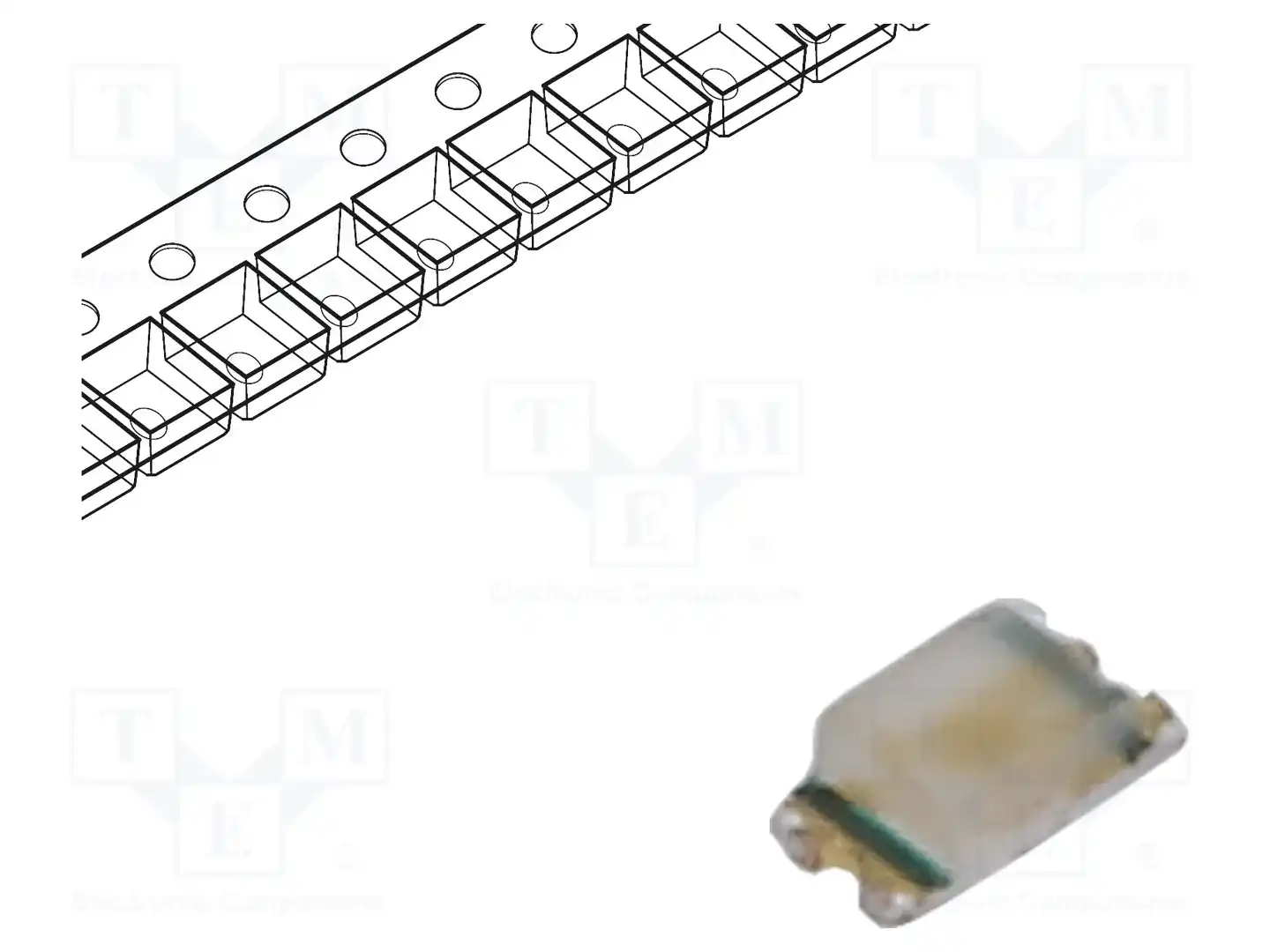 ROHM SEMICONDUCTOR SMLD12BN1WT86 — Светодиоды SMD цветные
