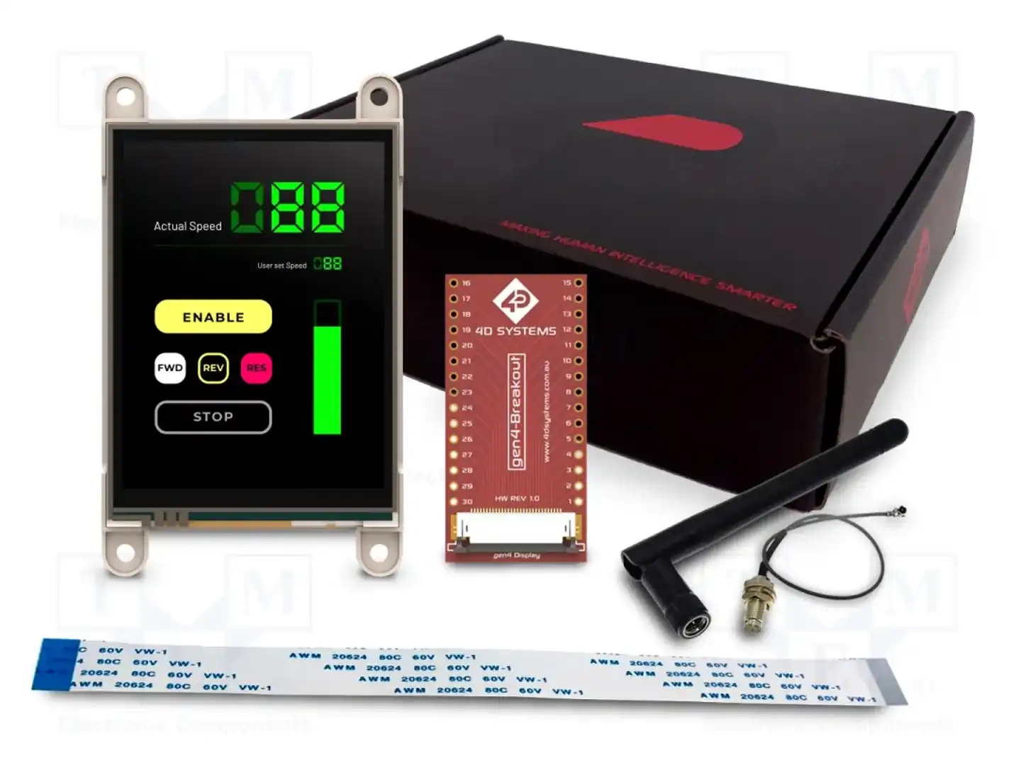 4D Systems GEN4-ESP32-28 — Интеллигентные дисплеи