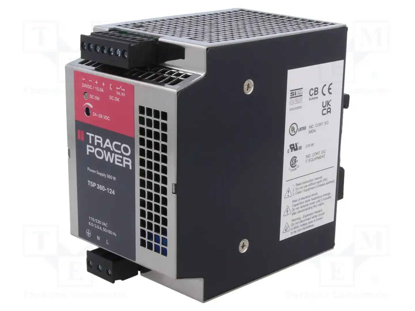 TRACO POWER TSP 360-124 — Блоки питания на DIN-рейку