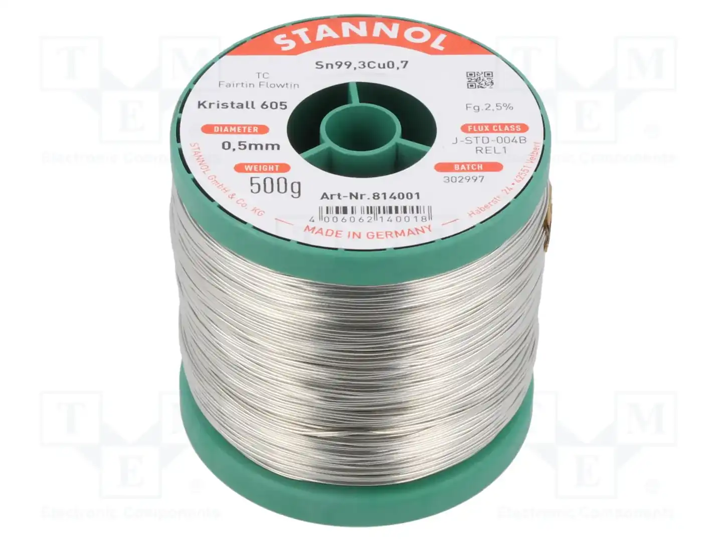 STANNOL 814001 — Паяльные провода бессвинцовые