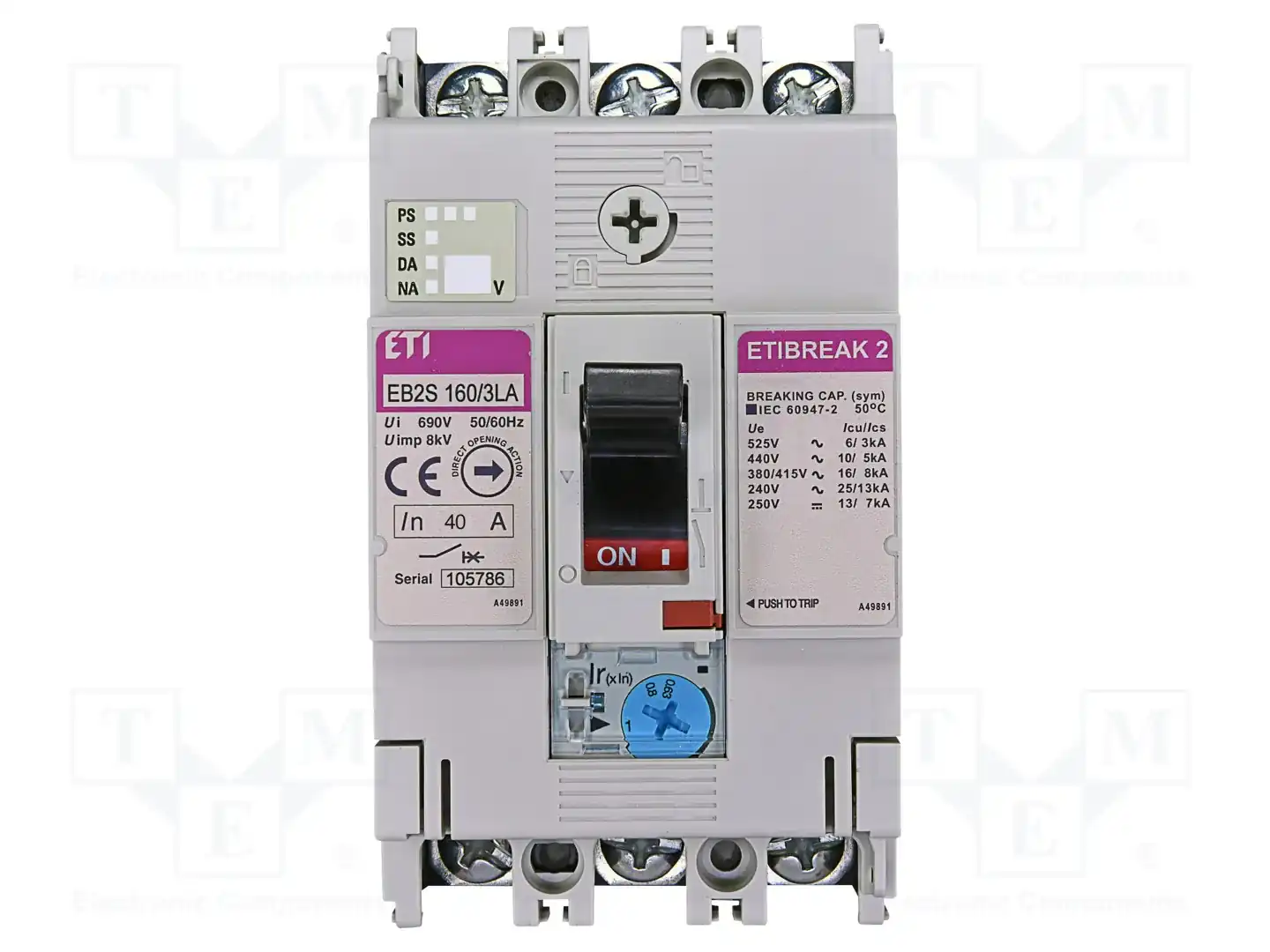 ETI POLAM EB2S 160/3LA 40A 3P — Разъединители