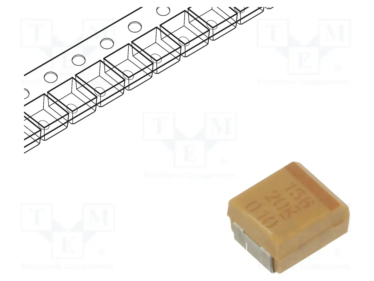 KEMET T491B156K016AT — Конденсаторы танталовые SMD