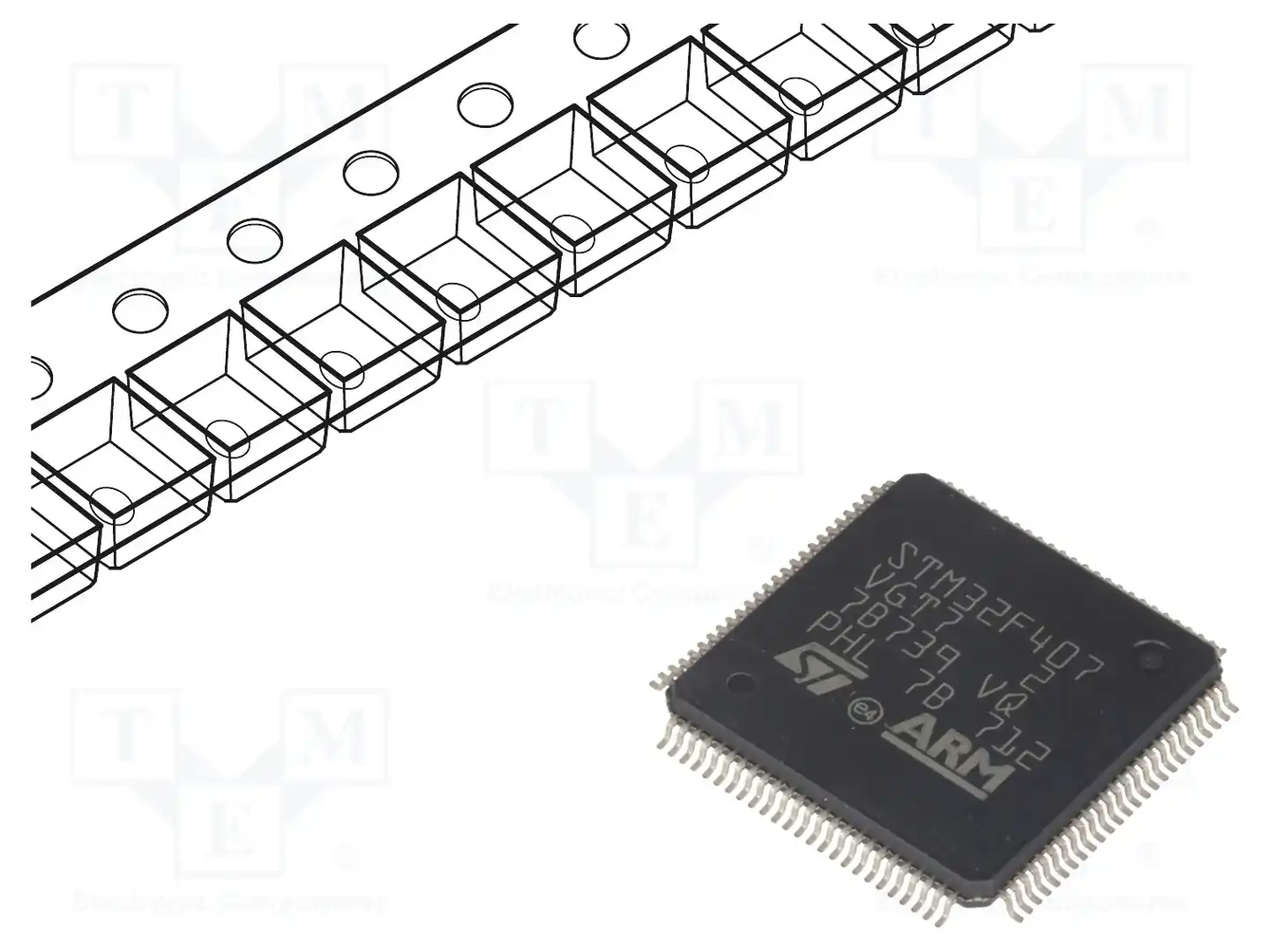 STMicroelectronics STM32F407VGT7 — Микроконтроллеры ST