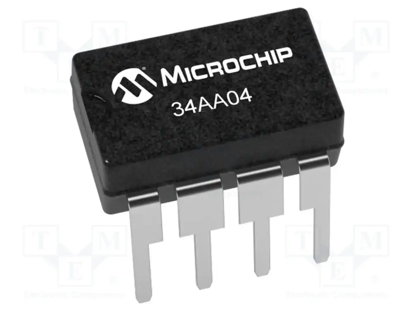 Microchip Technology 34AA04-E/P — Памяти EEPROM последовательные