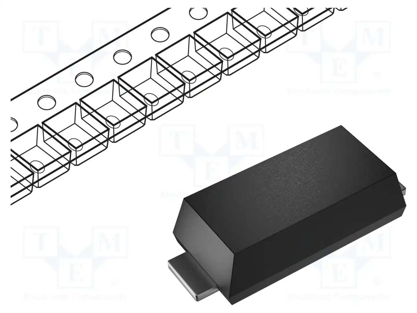 TAIWAN SEMICONDUCTOR SS510ALH — Диоды Шотки SMD