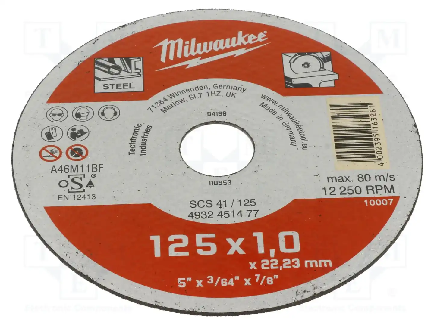 Milwaukee 4932451477 — Диски для резки и шлифовки