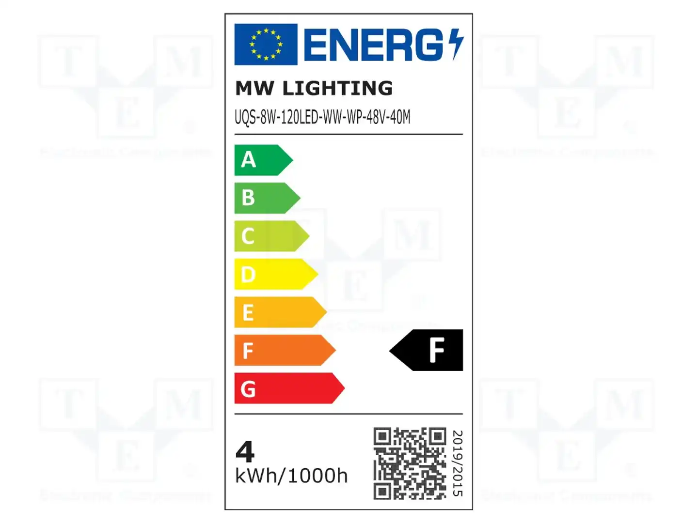 POS UQS-8W-120LED-WW-WP-48V-40M — Источники света - светодиодные ленты