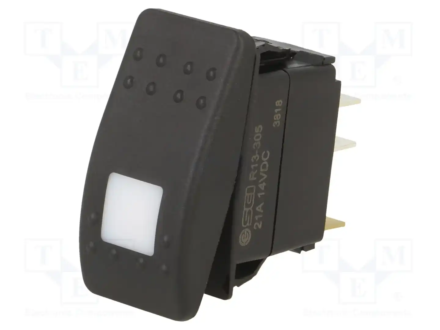 SWITCH COMPONENTS SRD1-2A-DC-1-BRN — Переключатели типа Rocker