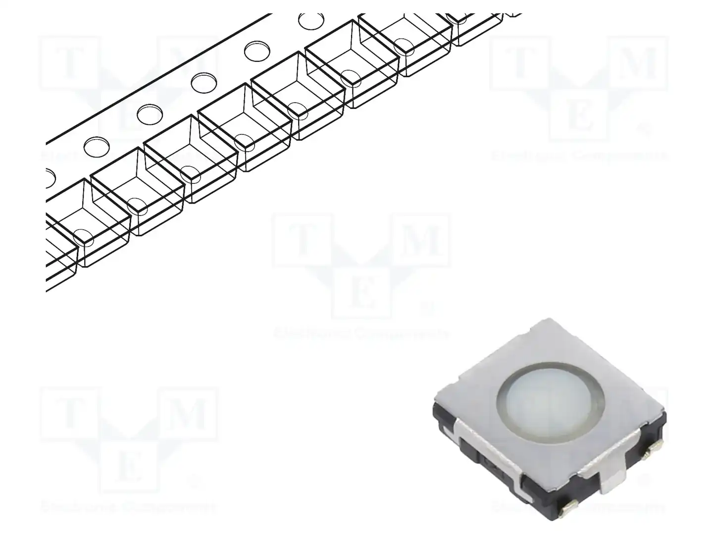 PANASONIC EVQQ2W01W — Микропереключатели TACT