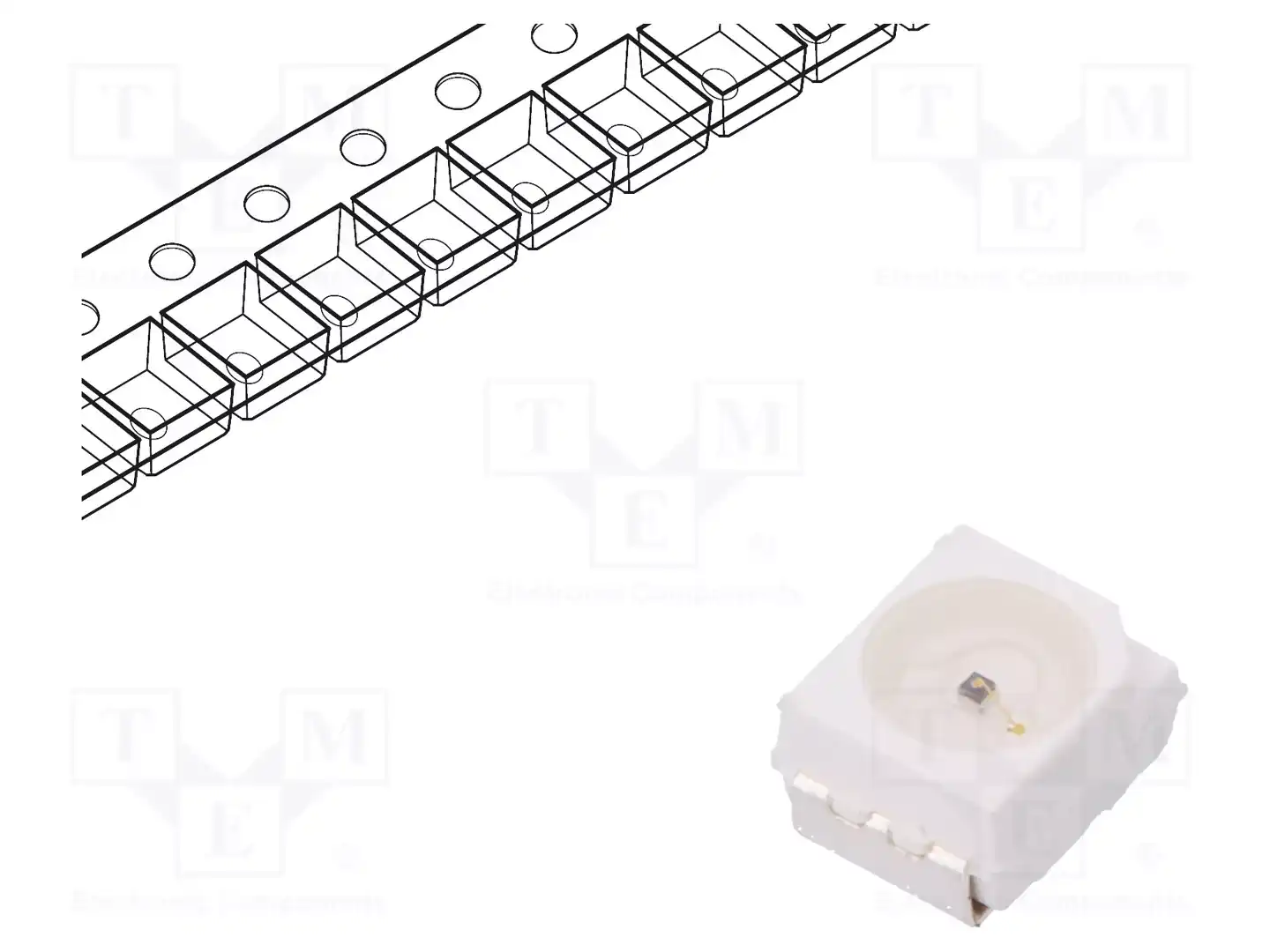 BROADCOM (AVAGO) HSMH-A100-N00J1 — Светодиоды SMD цветные