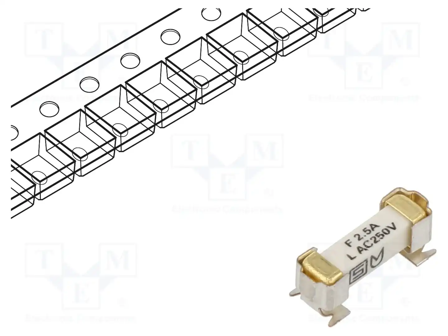 SCHURTER 3404.2470.11 — Предохранители SMD UMZ медленные