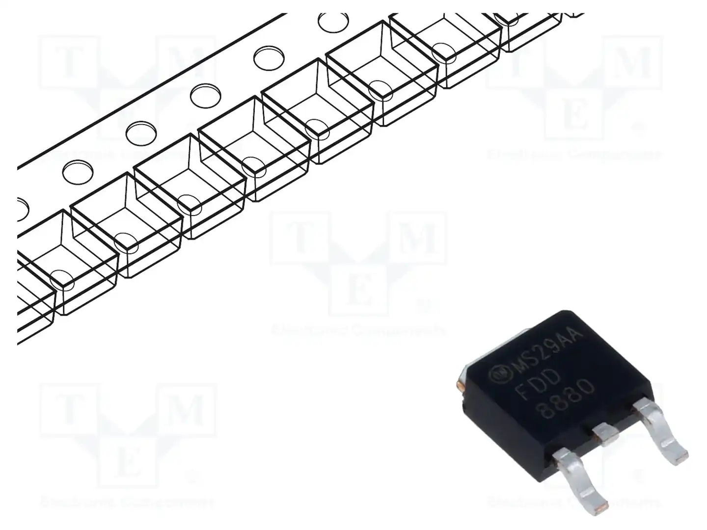 onsemi FDD8880 — Транзисторы с каналом N SMD