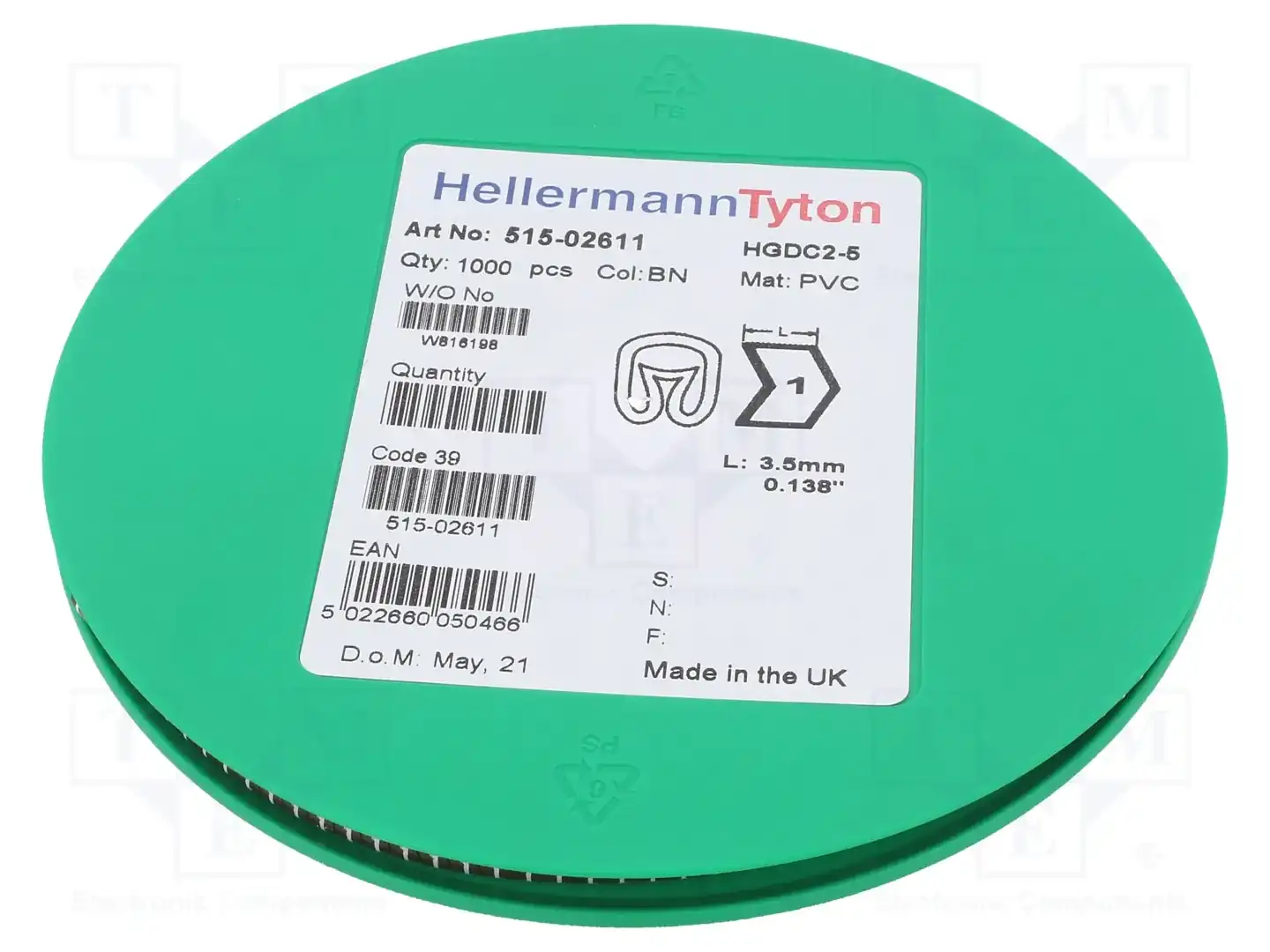 HELLERMANNTYTON 515-02611 — Маркеры проводов