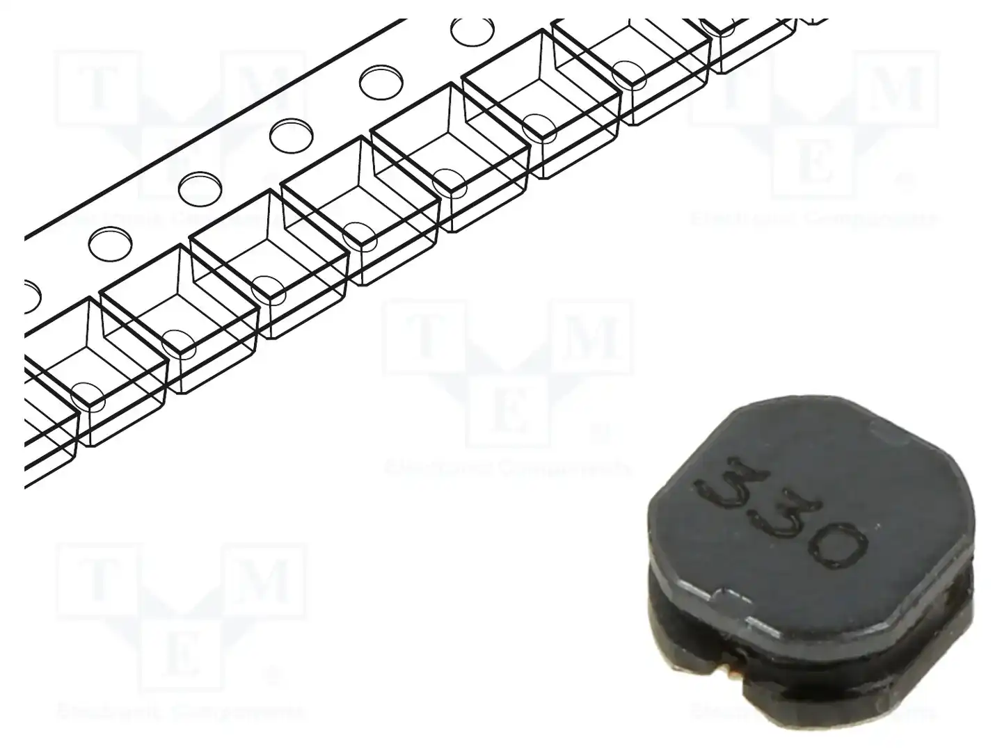 BOURNS SRN8040-330M — Дроссели