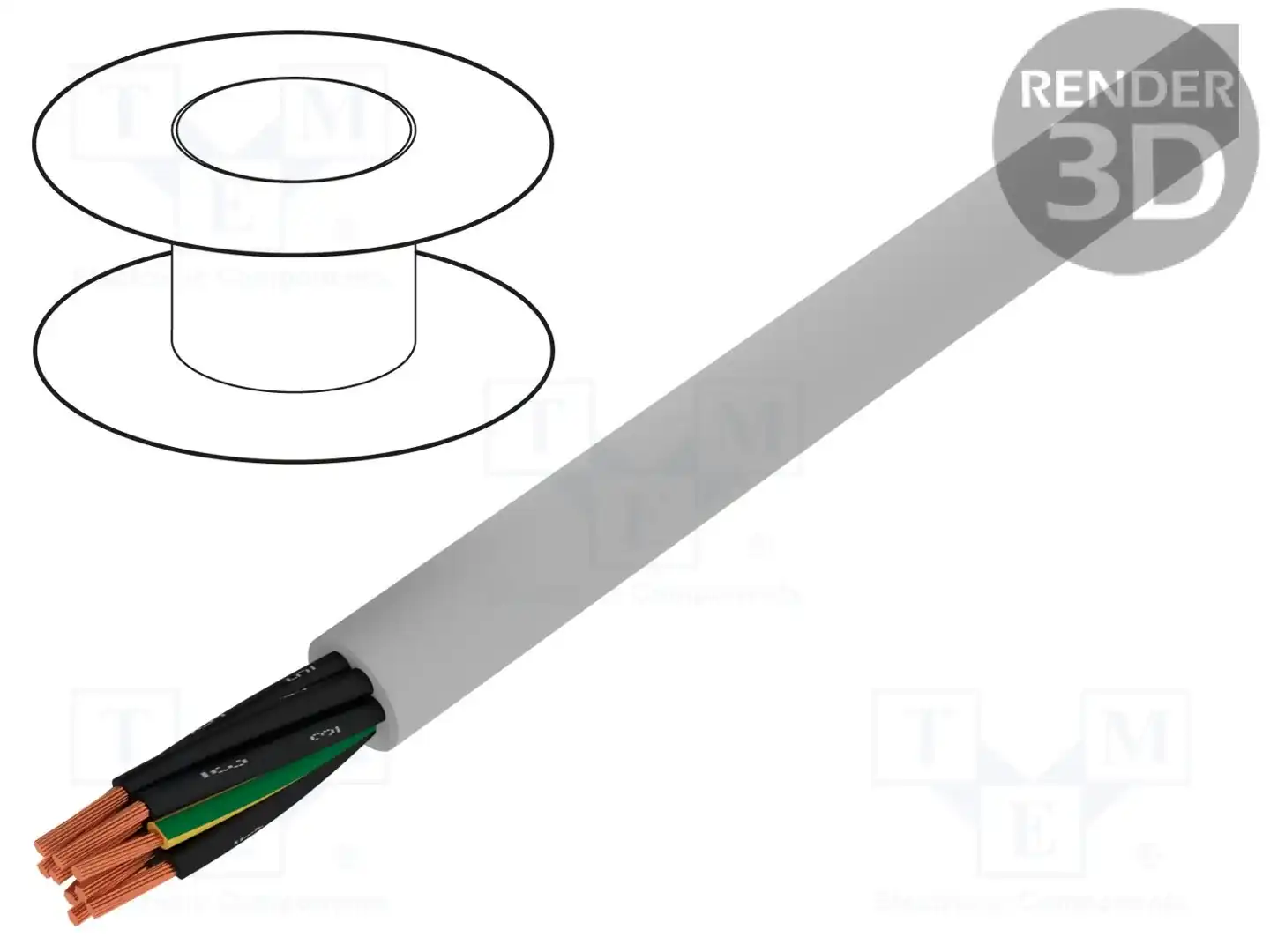 ALPHA WIRE 470091YY GE033 — Провода многожильные неекранированные