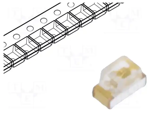 KINGBRIGHT ELECTRONIC KP-1608QBC-D — Светодиоды SMD цветные