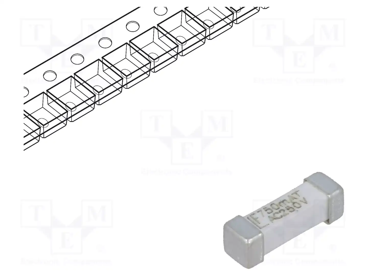 LITTELFUSE 0443.750DR — Предохранители SMD остальные