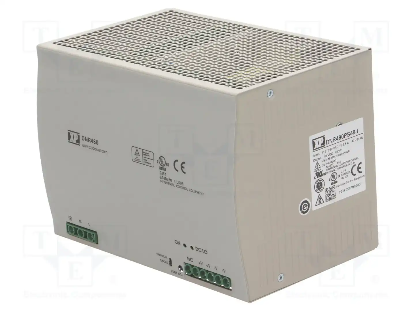XP POWER DNR480PS48-I — Блоки питания на DIN-рейку