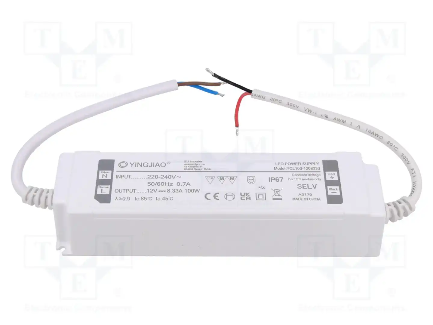 YINGJIAO YCL100-1208330 — Блоки питания для LED
