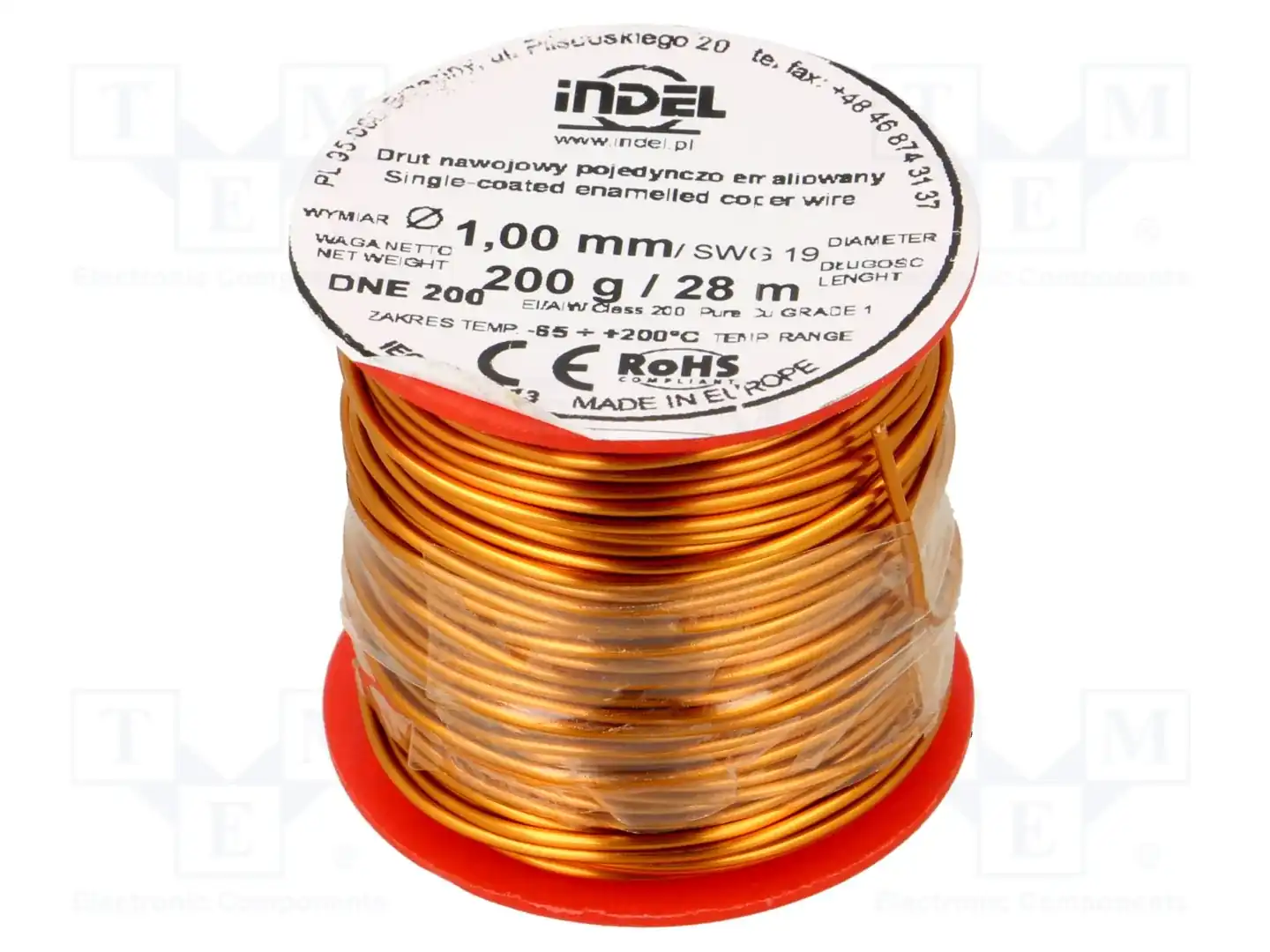 INDEL DNE1,00-200G — Проволока обмоточная