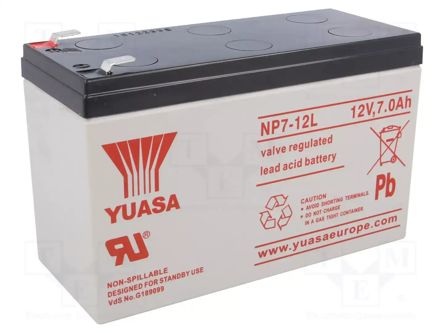 YUASA NP7-12L — Аккумуляторы кислотные