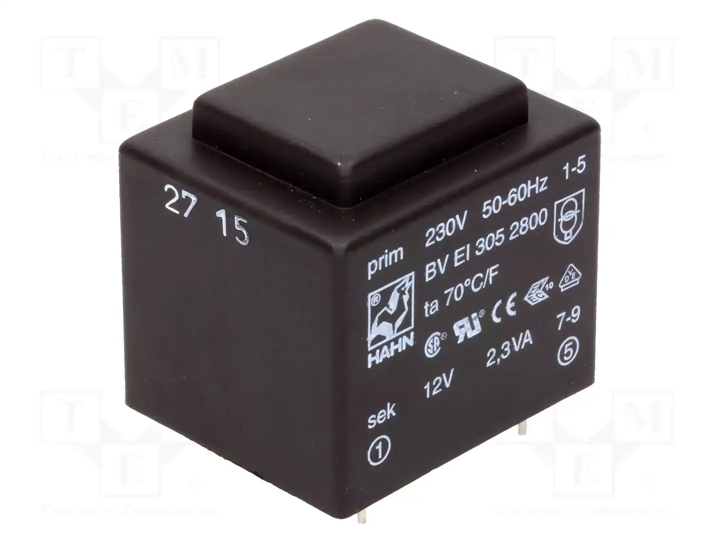 HAHN BV EI 305 2800 — Трансформаторы PCB