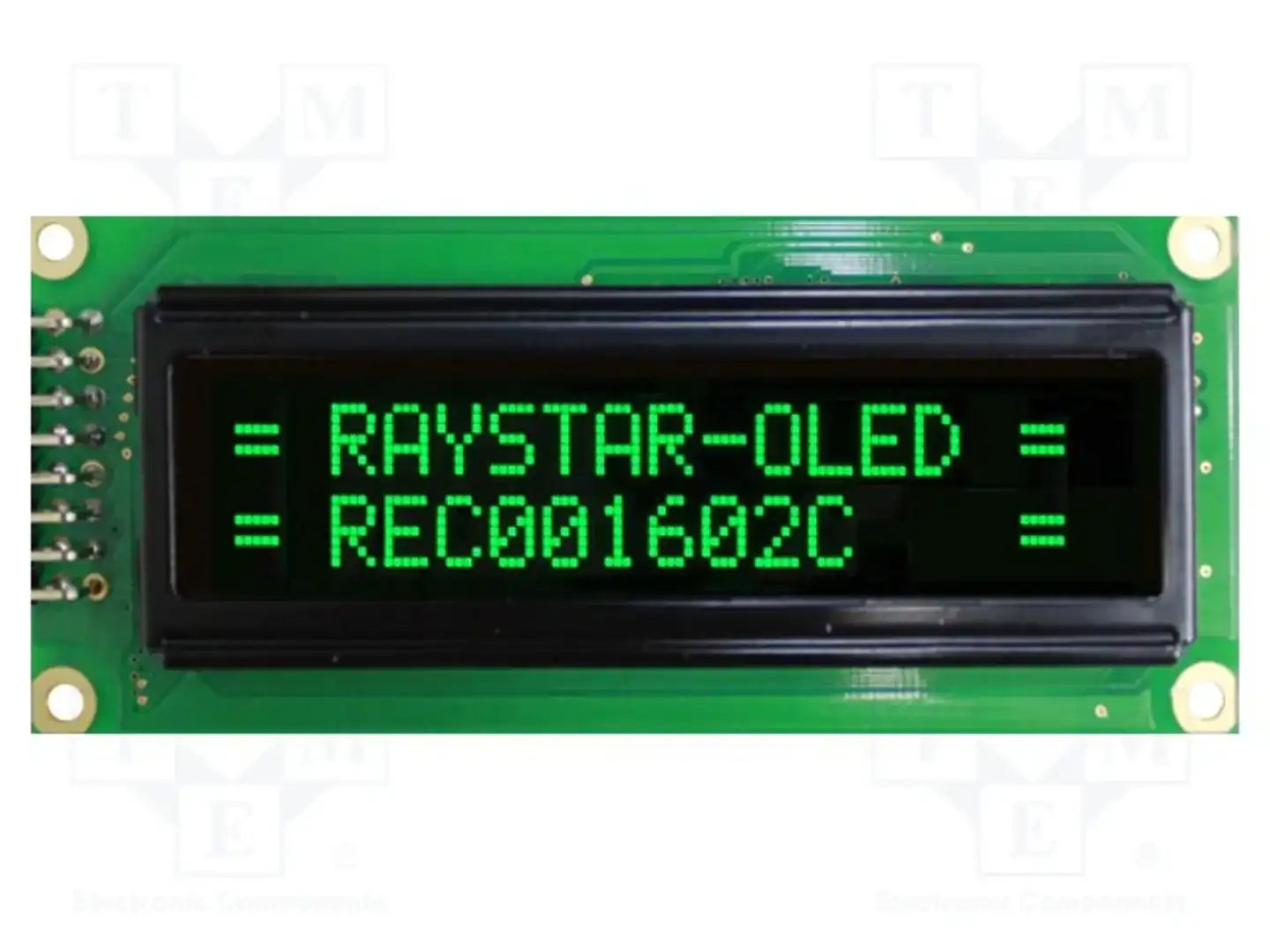 RAYSTAR OPTRONICS REC001602CGPP5N00100 — Дисплеи OLED буквенно-цифровые