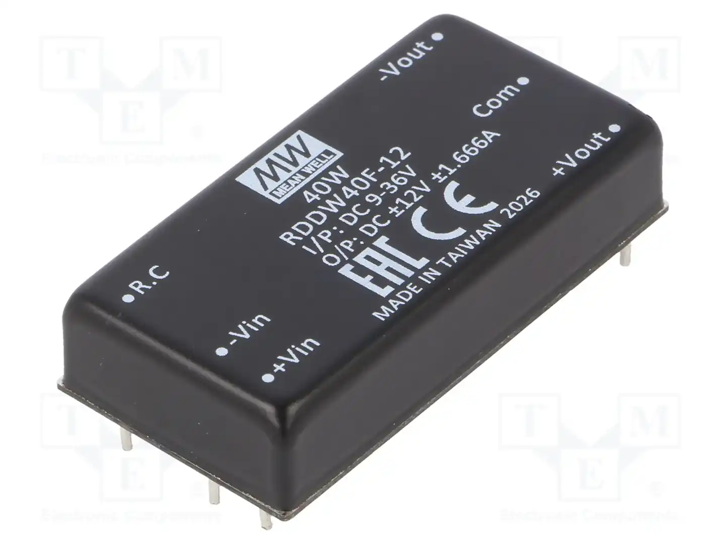 MEAN WELL RDDW40F-12 — Преобразователи DC/DC