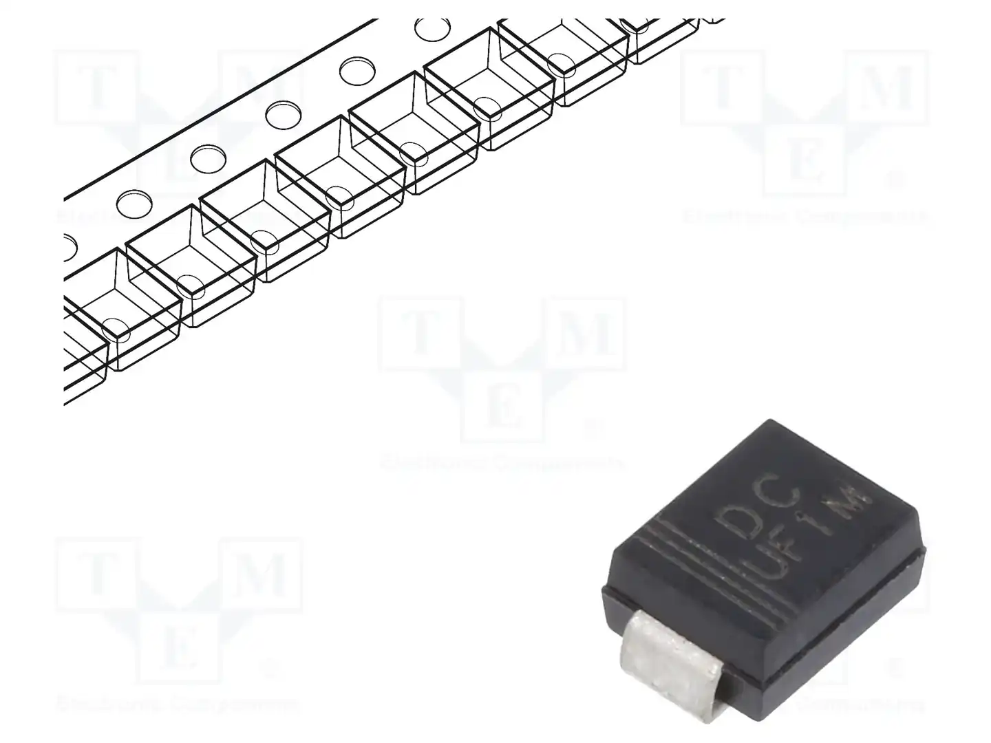 DC COMPONENTS UF1M — Универсальные диоды SMD
