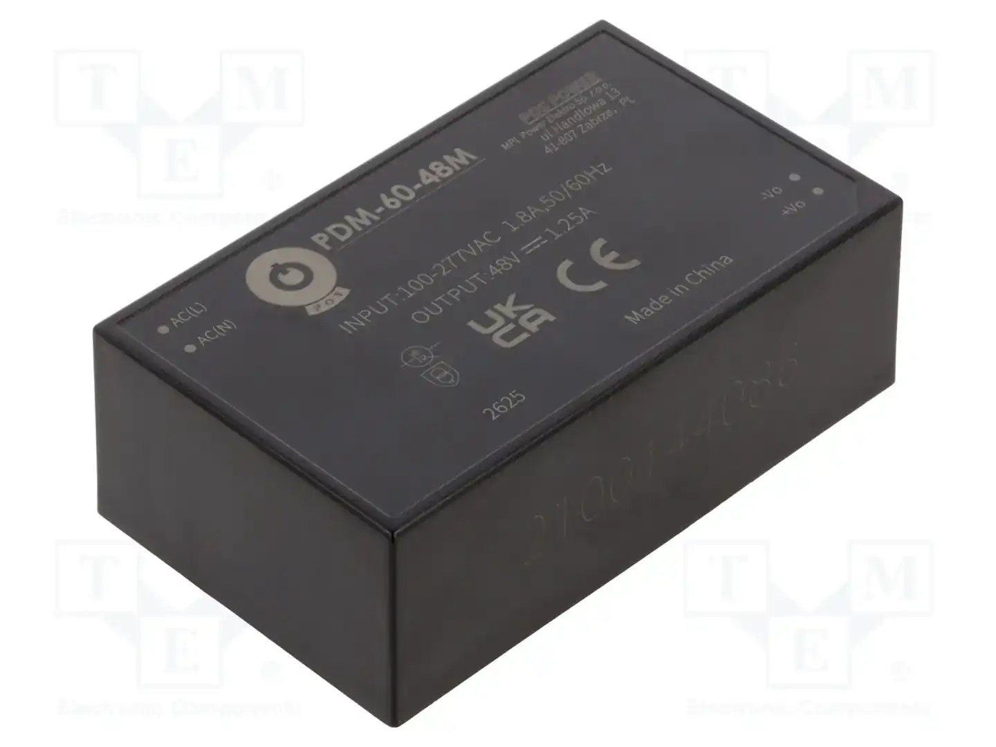 POS PDM-60-48M — Преобразователи AC/DC для PCB
