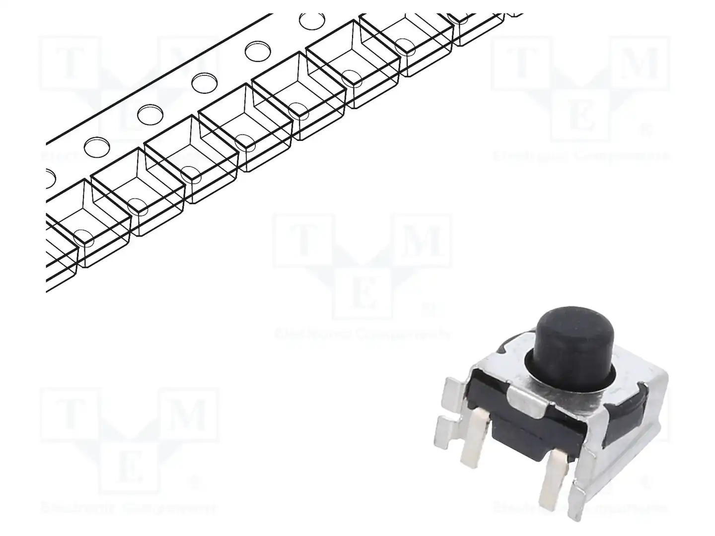 C&K KT11B2SAM34 LFS — Микропереключатели TACT