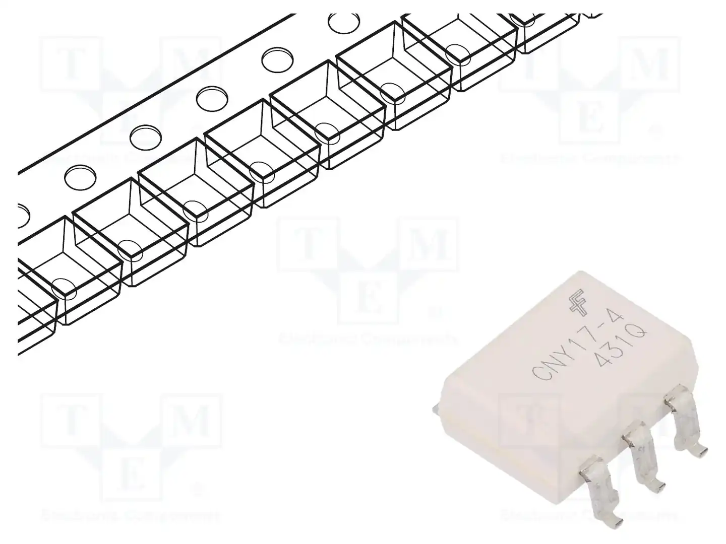 onsemi CNY174SM — Оптроны – аналоговый выход
