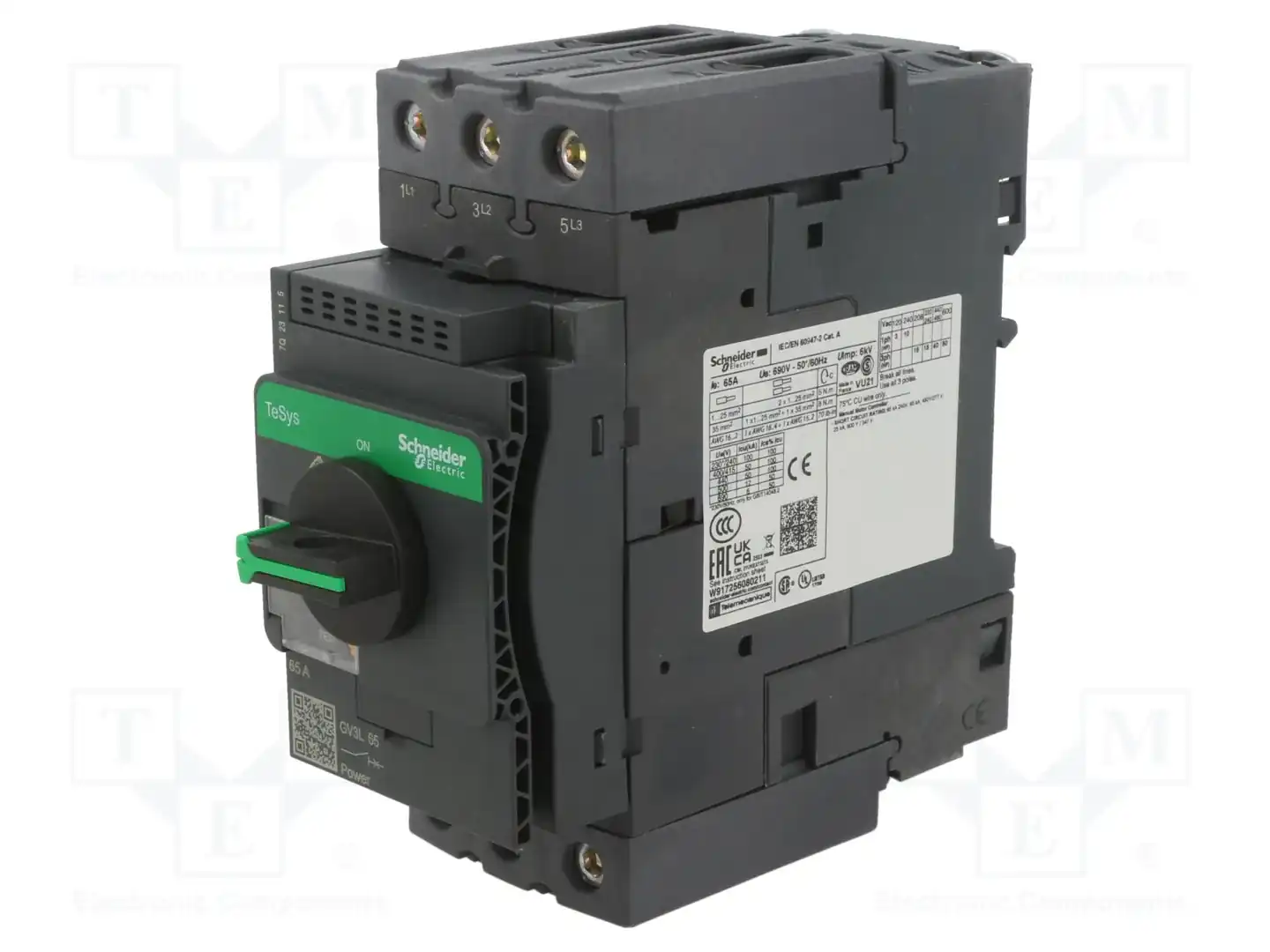 SCHNEIDER ELECTRIC GV3L65 — Выключатели двигательные