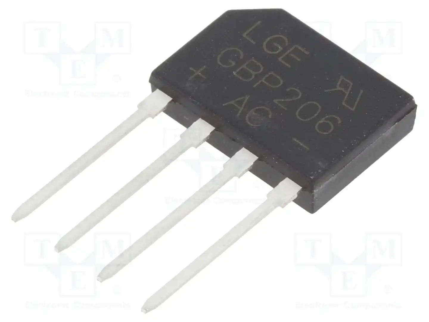 LUGUANG ELECTRONIC GBP206 — Однофазные мосты диодные плоские