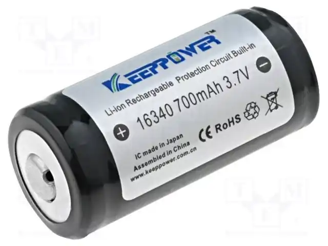 KEEPPOWER ICR16340 — Аккумуляторы