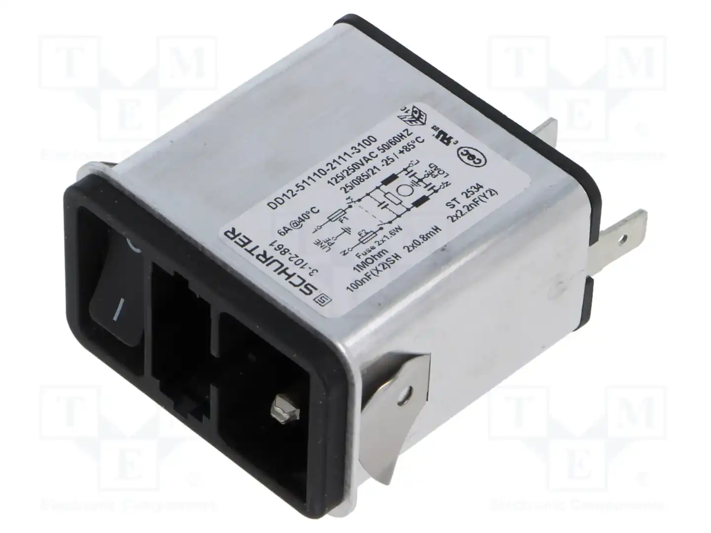 SCHURTER 3-102-861 — Разъемы IEC 60320
