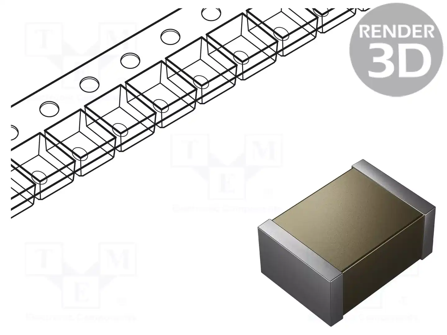 KEMET CAS18C102KARFC — Конденсаторы MLCC SMD