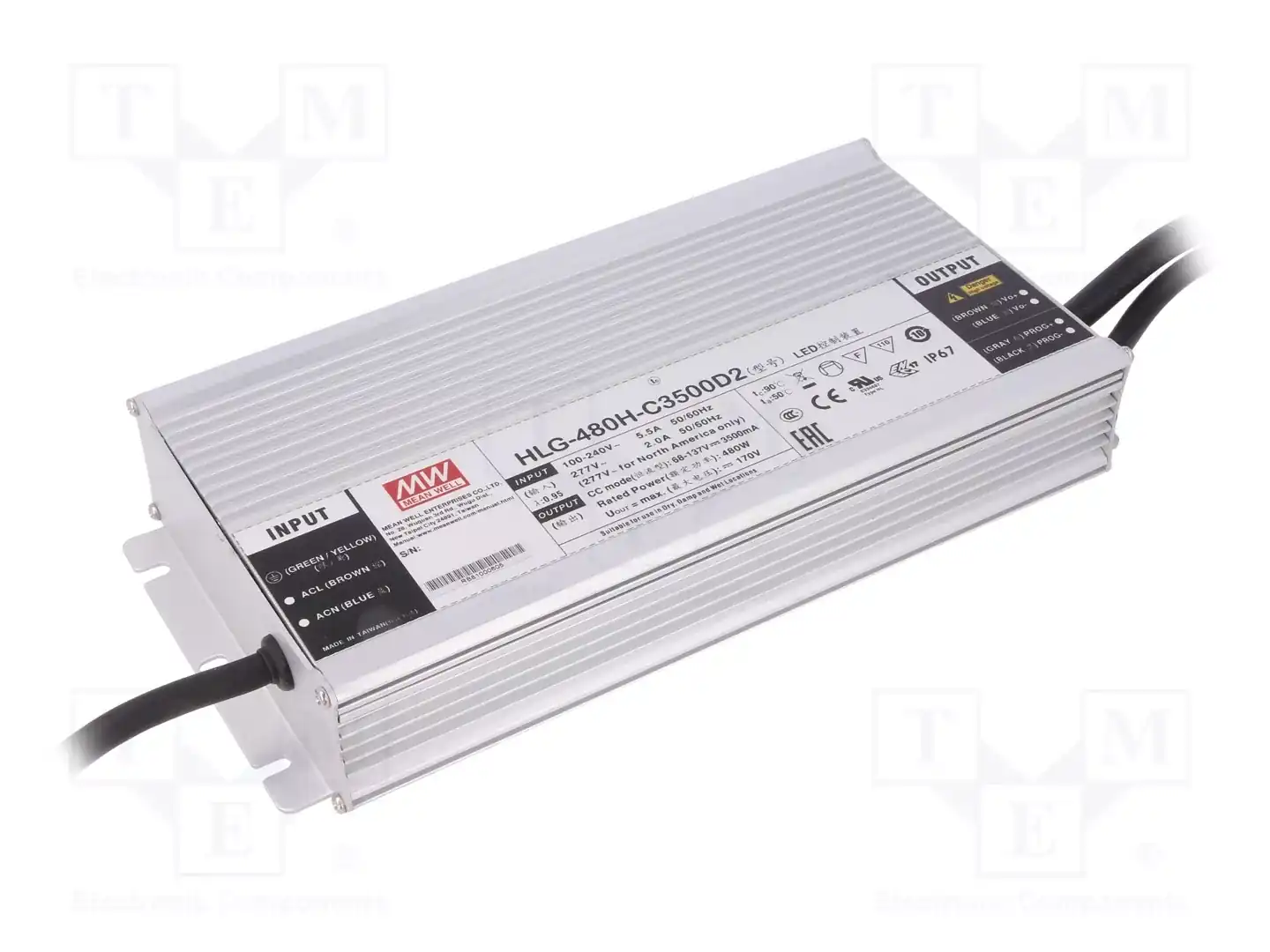 MEAN WELL HLG-480H-C3500D2 — Блоки питания для LED