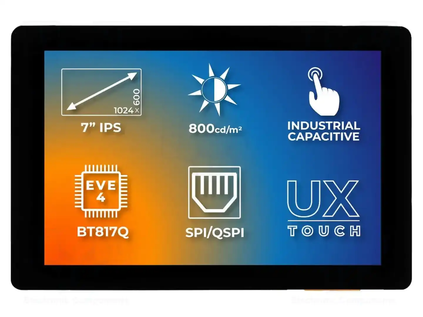 Riverdi SM-RVT70HSBNWC00 — Интеллигентные дисплеи