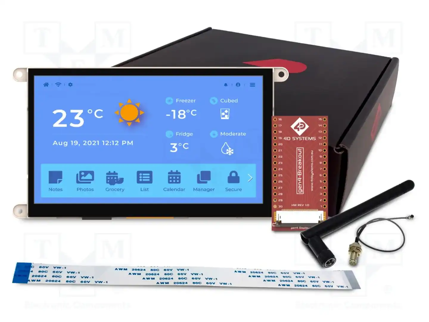 4D Systems GEN4-ESP32-70CT — Интеллигентные дисплеи