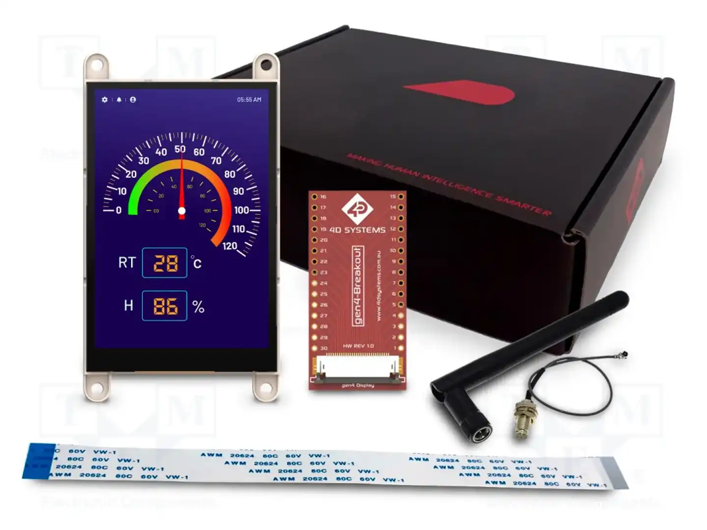 4D Systems GEN4-ESP32-35CT — Интеллигентные дисплеи