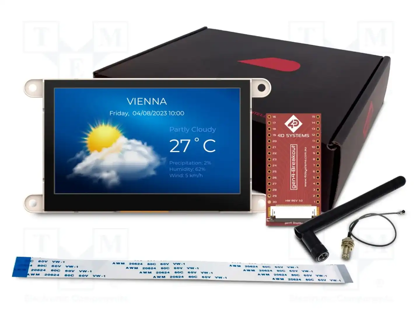 4D Systems GEN4-ESP32-43CT — Интеллигентные дисплеи