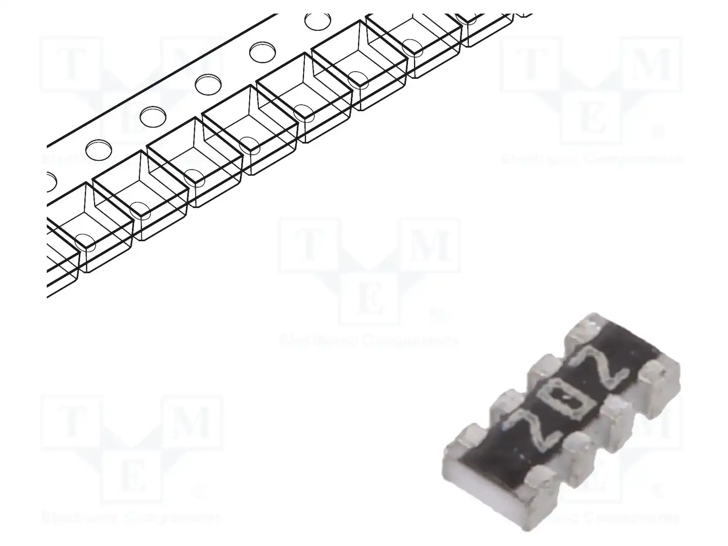 YAGEO YC124-JR-072KL — Резисторные сборки