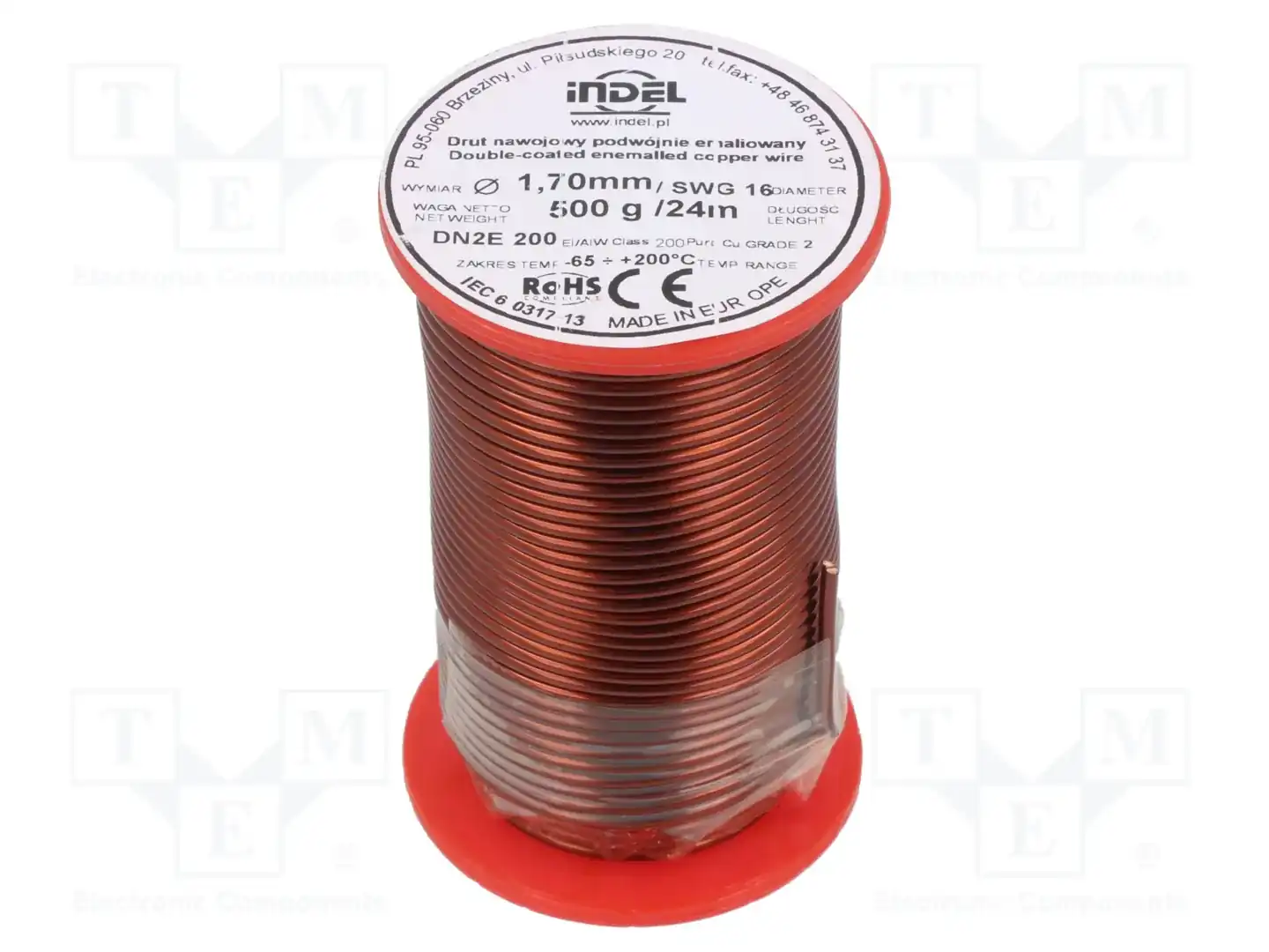 INDEL DN2E1,70-500G — Проволока обмоточная